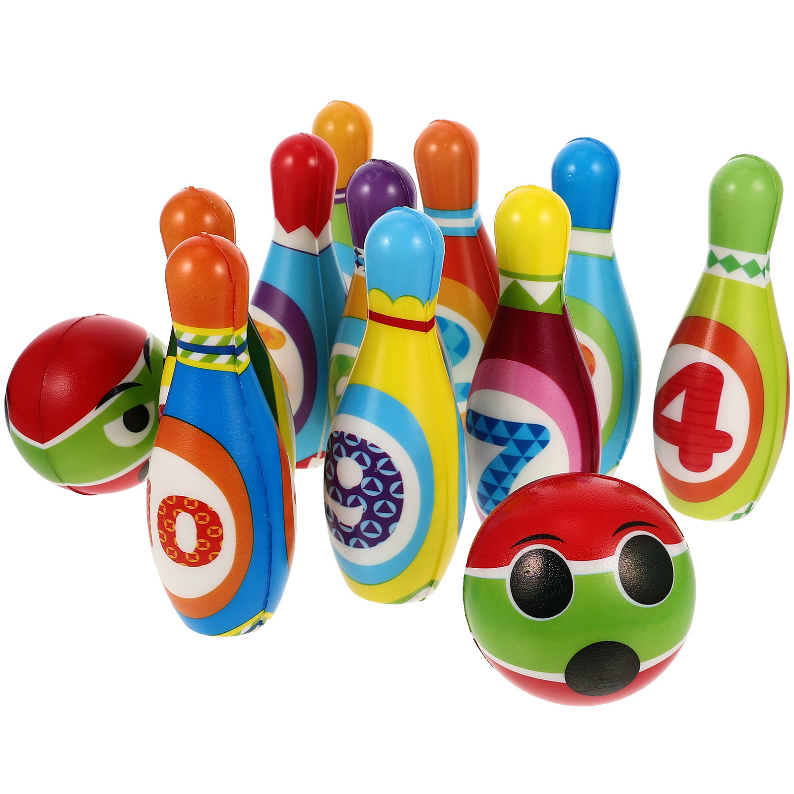 Kids Educational Game - Premium Kids Bowling Set Small Size