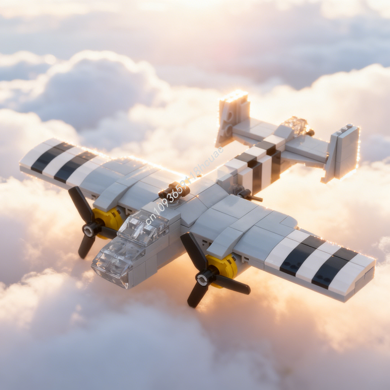 Kids Education Scheme - 175pcs MOC B Mitchell D Day
