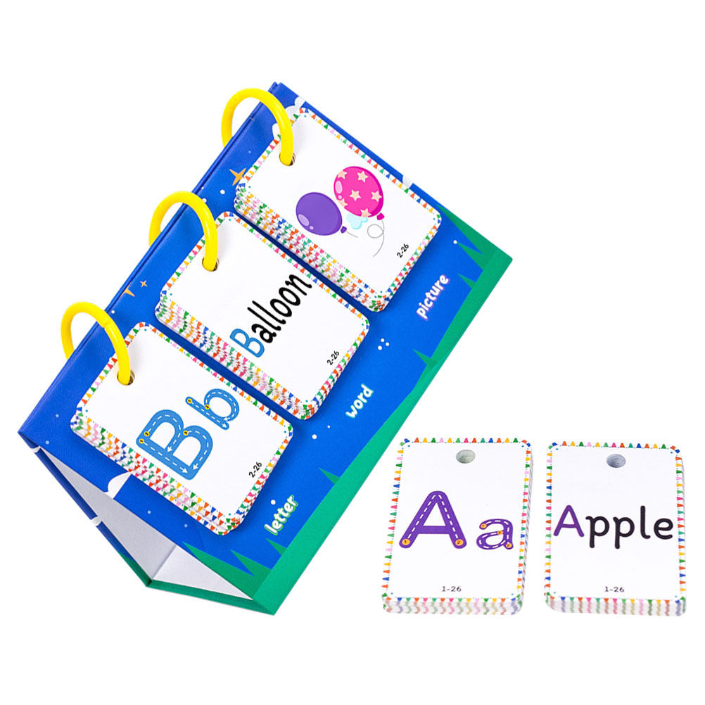 Flash Card Alphabet - 1 Set Early Education Alphabet Flash