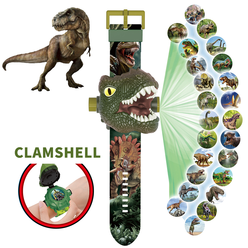 Kids Educational Watch - Children Watches Dinosaur 24 Projection Patterns