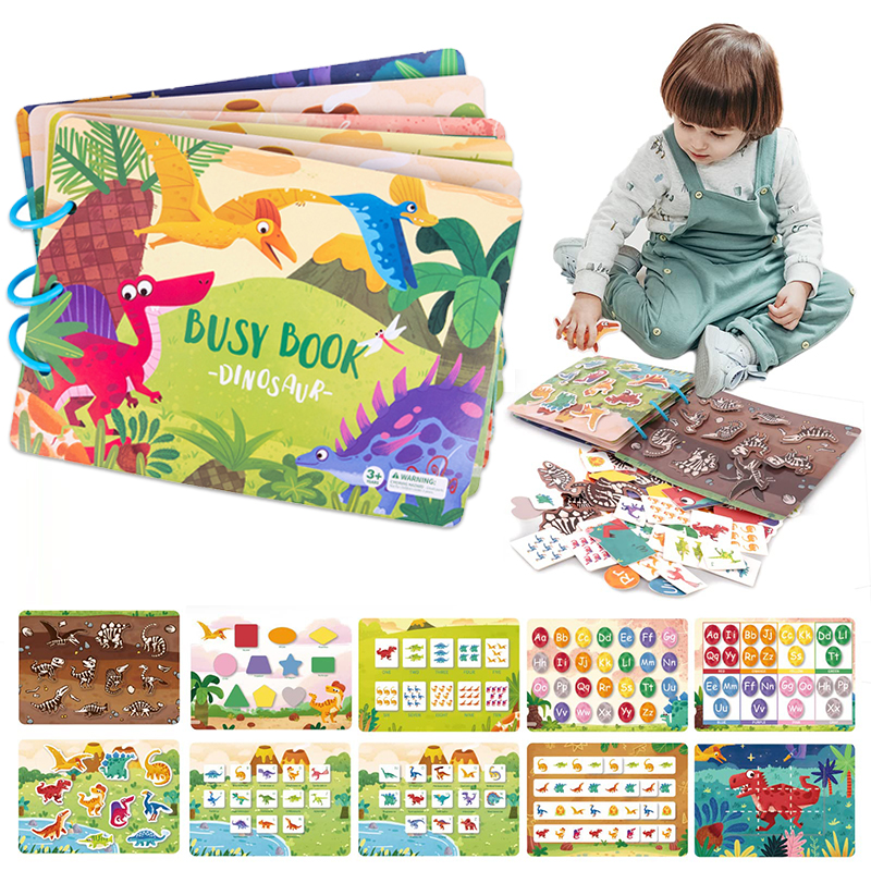 Kids First Education - Montessori My First Busy Book Paste