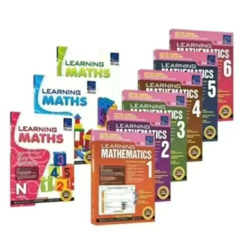 Learning Workbook Preschool - 9 Books English Singapore Math Workbook