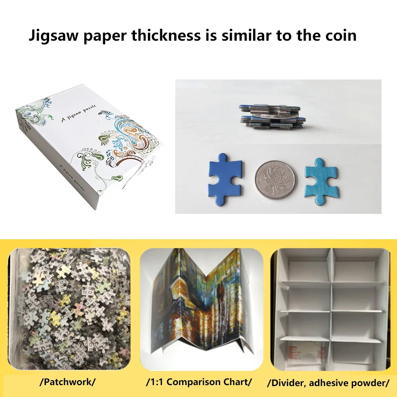Adult 1000 Pieces Paper Jigsaw - Puzzle Map World recension och pris