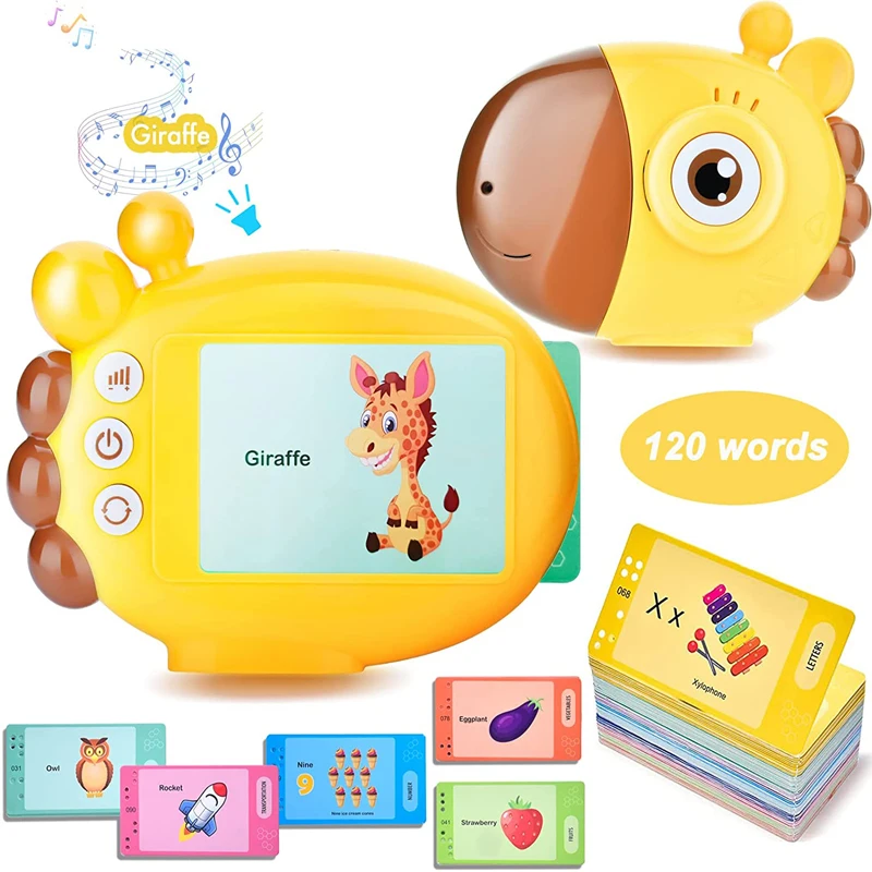 Giraffe Flash Card Reader Sigh - Kids Educational Reader recension och pris