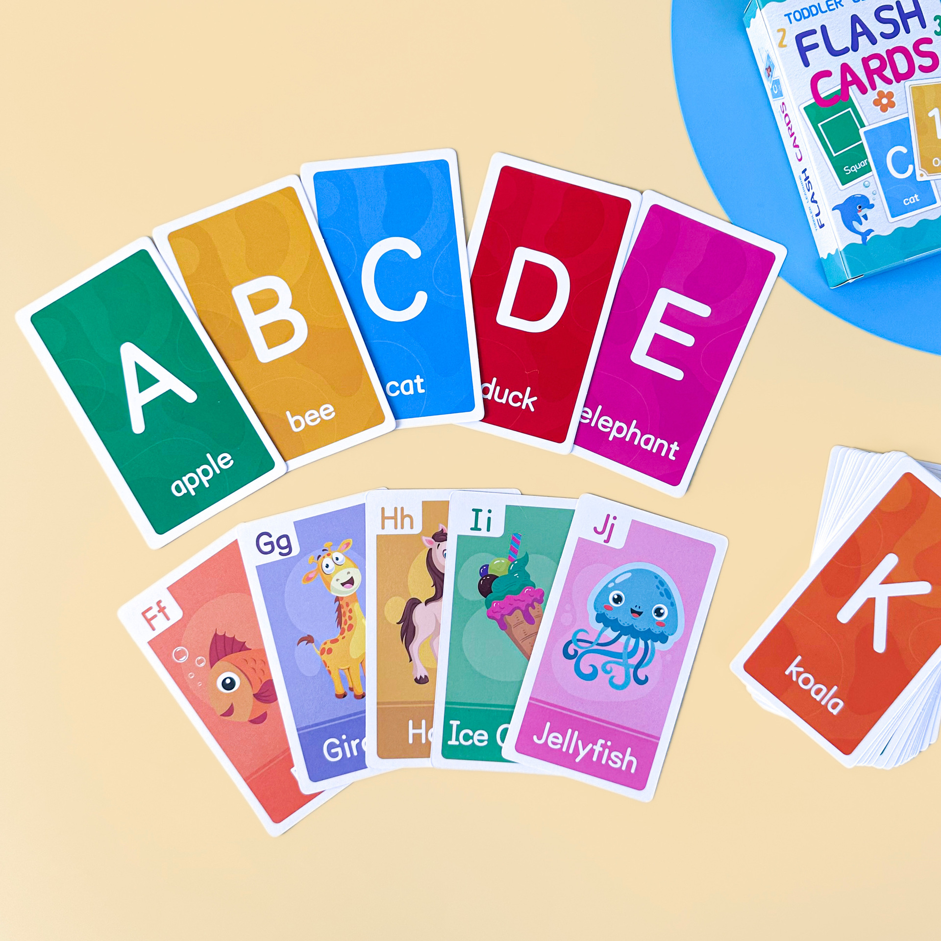 58 Pcs ABC Alphabet Flashcards - Kids Educational Game recension och pris