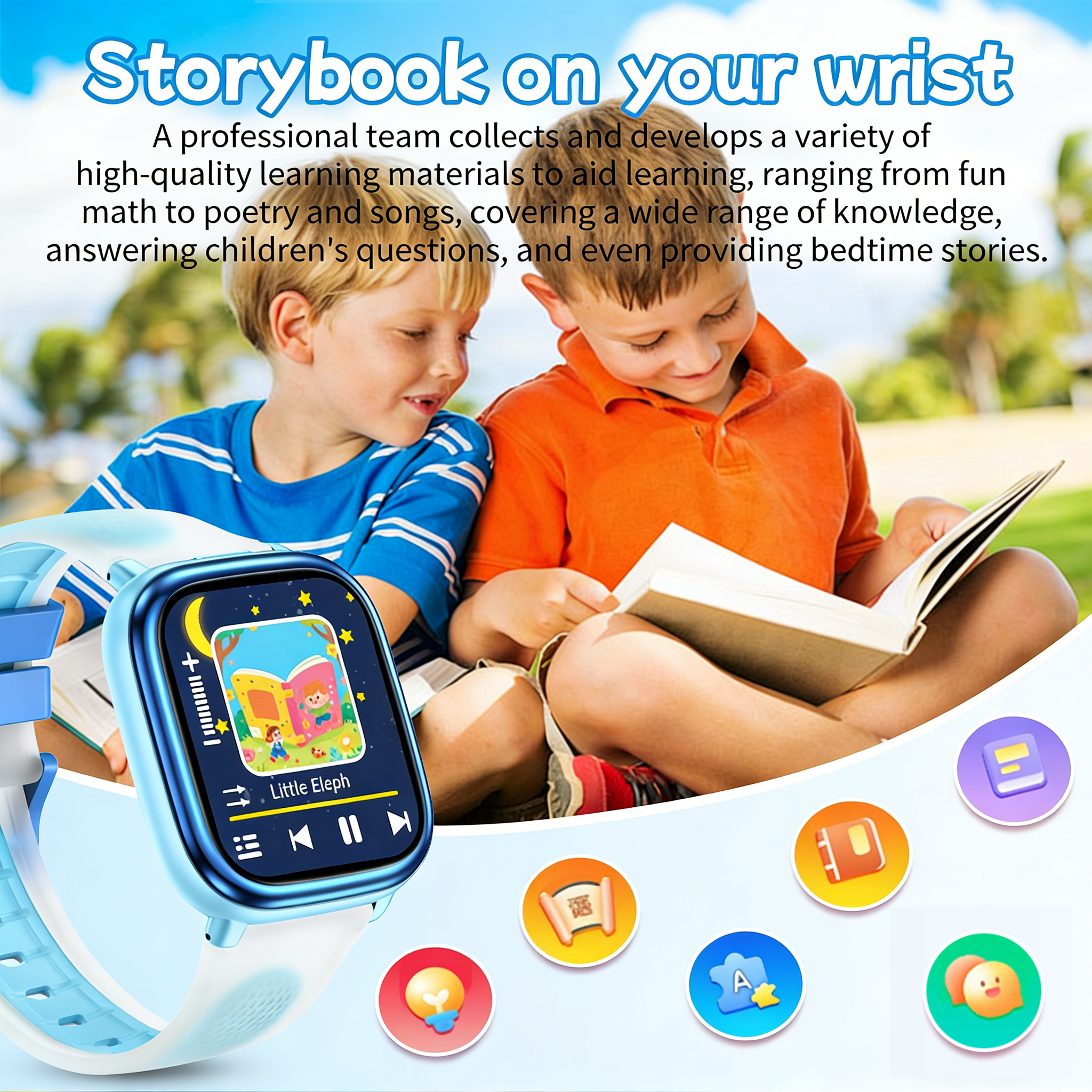 Kids Learning Smart Watch IP68 - Kids Educational Watch recension och pris