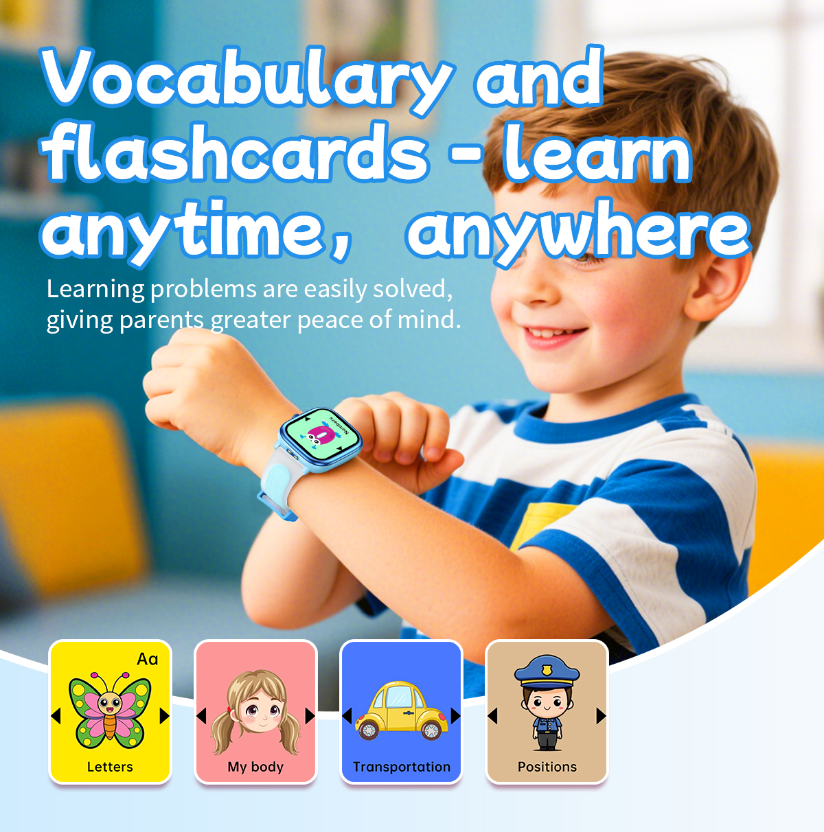 Kids Learning Smart Watch IP68 - Kids Educational Watch recension och pris