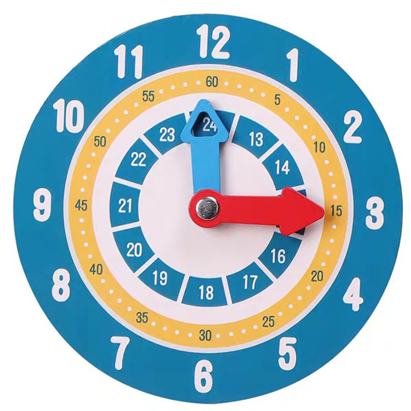 Montessori Learning Clock Wood - Kids Educational Watch recension och pris
