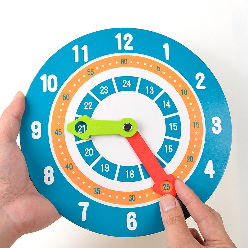 Montessori Learning Clock Wood - Kids Educational Watch recension och pris