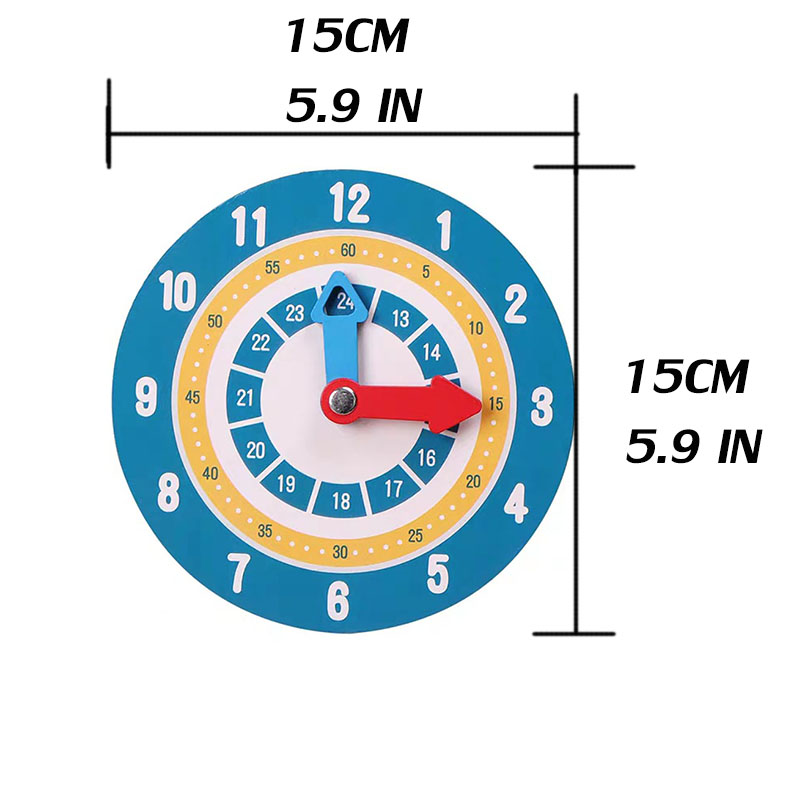 Montessori Learning Clock Wood - Kids Educational Watch recension och pris