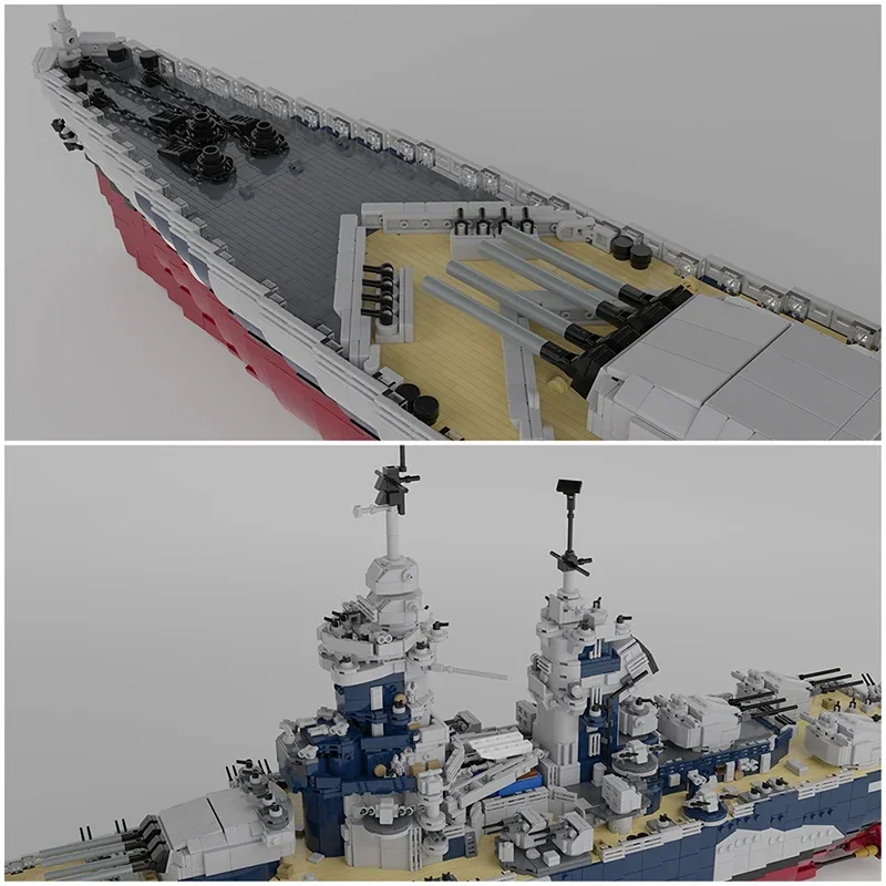 MOC French Richelieu Battleshi - Puzzle Map World recension och pris