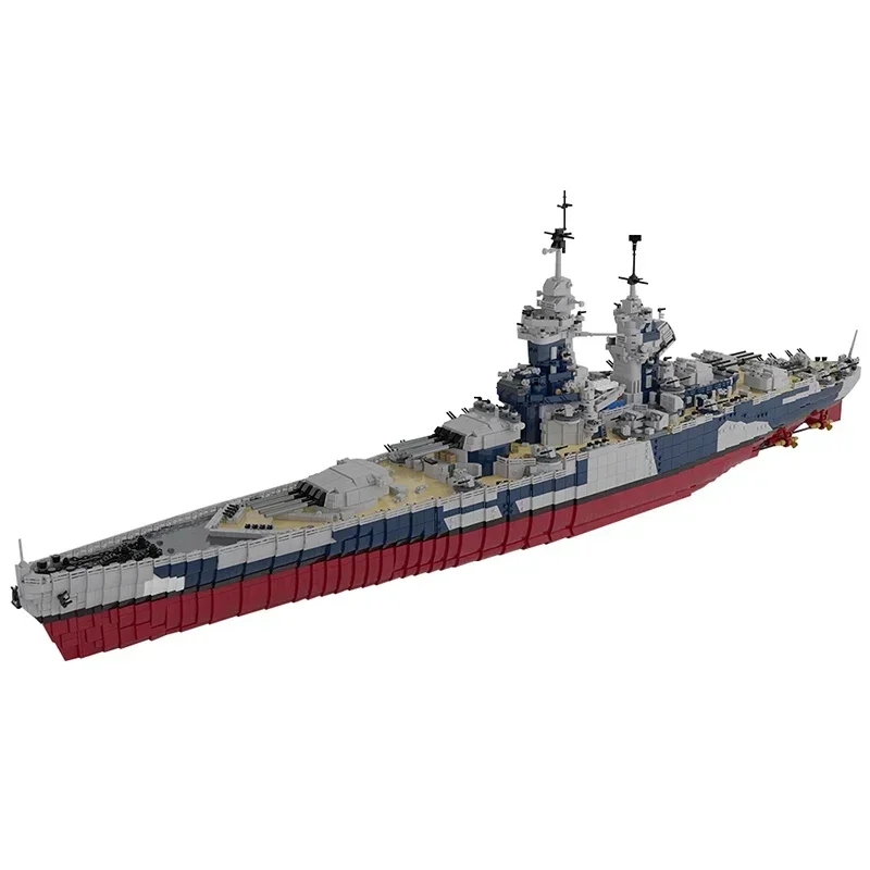 MOC French Richelieu Battleshi - Puzzle Map World recension och pris