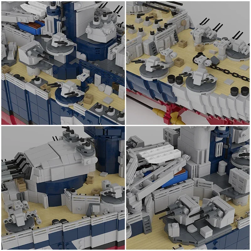 MOC French Richelieu Battleshi - Puzzle Map World recension och pris