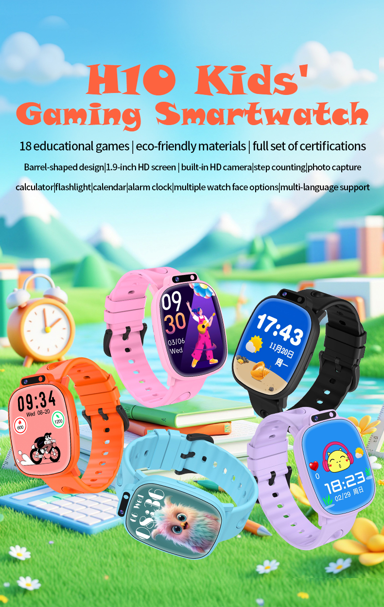 H10 New Kids Game Smartwatch W - Kids Educational Watch recension och pris