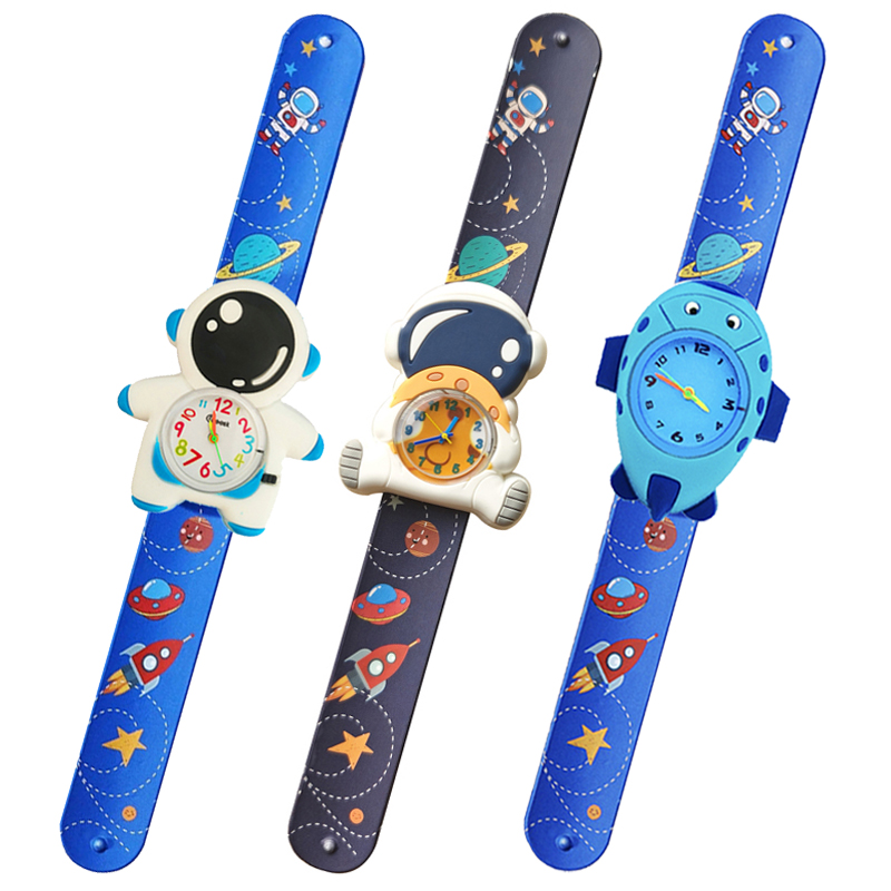 Cartoon astronaut Kids Slap Wa - Kids Educational Watch recension och pris