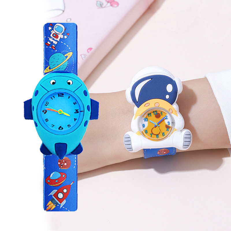 Cartoon astronaut Kids Slap Wa - Kids Educational Watch recension och pris