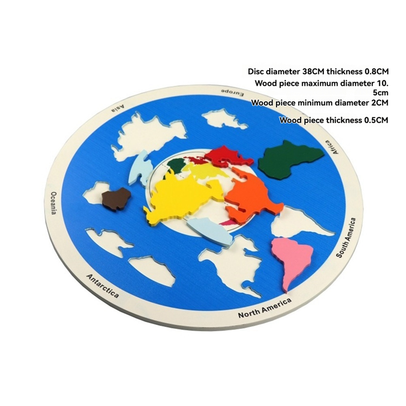 FBIL-Wooden Planet Puzzles Lea - Puzzle Map World recension och pris