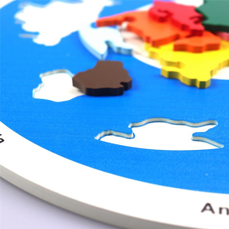 FBIL-Wooden Planet Puzzles Lea - Puzzle Map World recension och pris