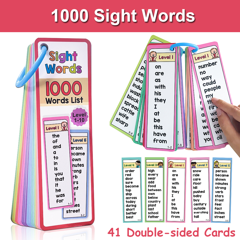 1000 Sight Words List English  - Flash Card Alphabet recension och pris