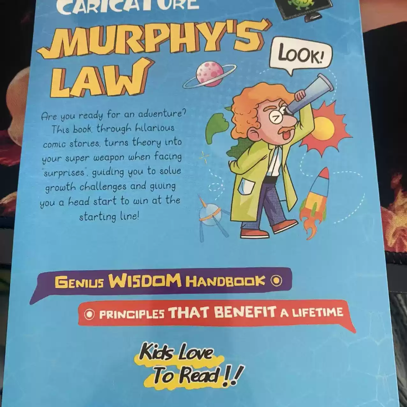 Murphy's Law Comic Book Englis - Kids Educational Reader recension och pris