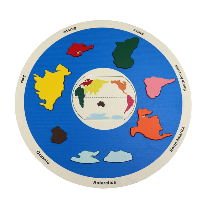 Wooden Planet Puzzles Learning - Puzzle Map World recension och pris