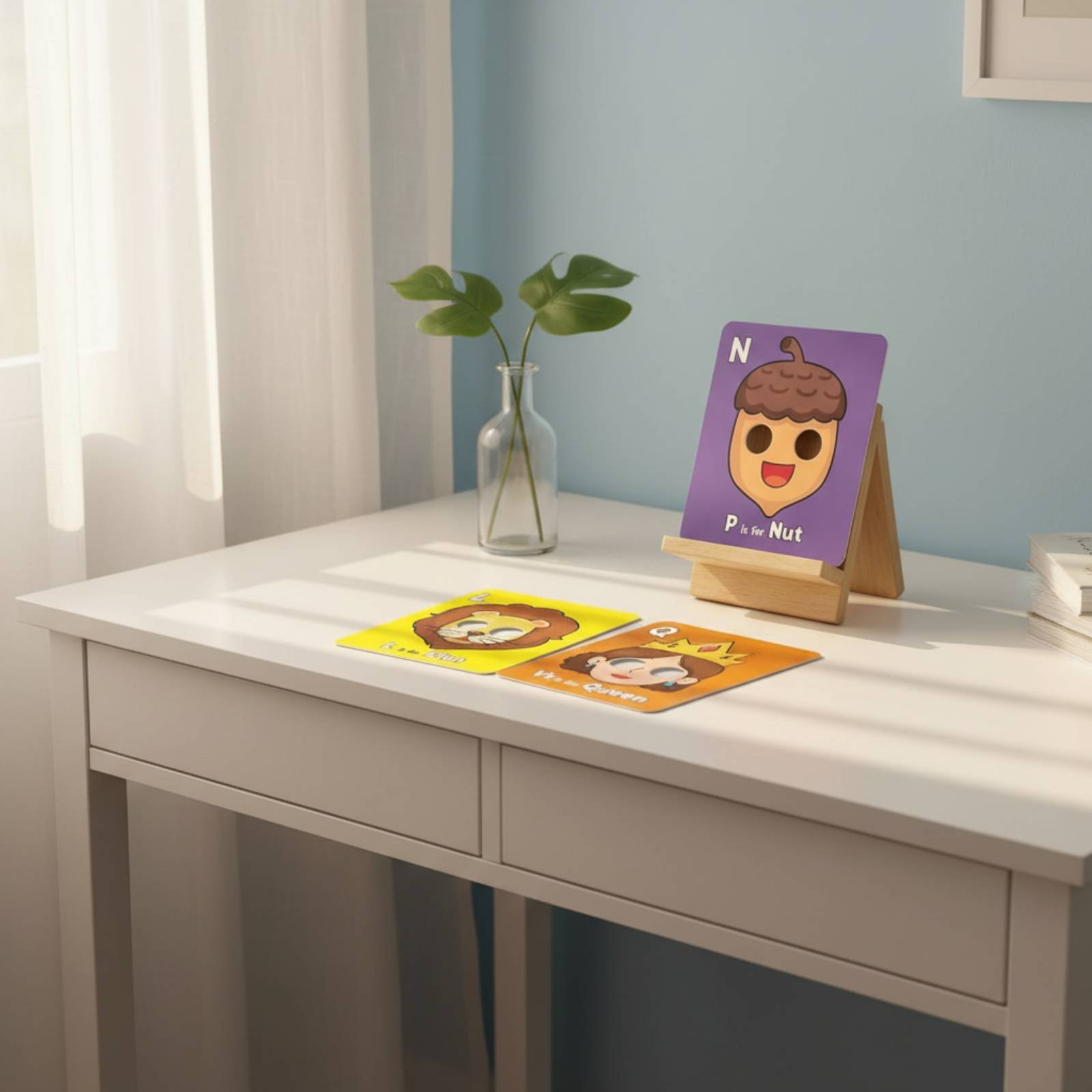 Creature Mask Flash Cards Pres - Flash Card Alphabet recension och pris