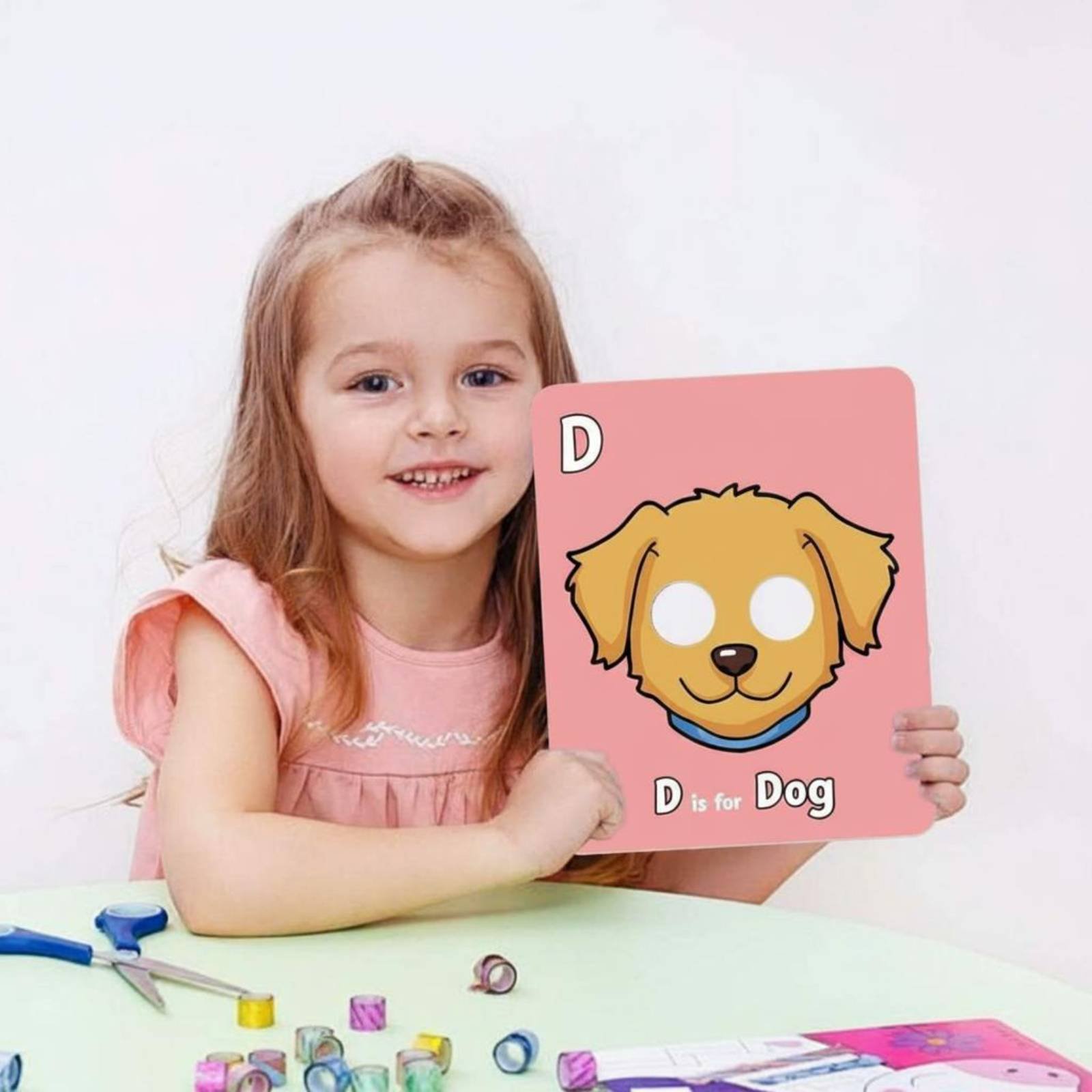 Creature Mask Flash Cards Pres - Flash Card Alphabet recension och pris