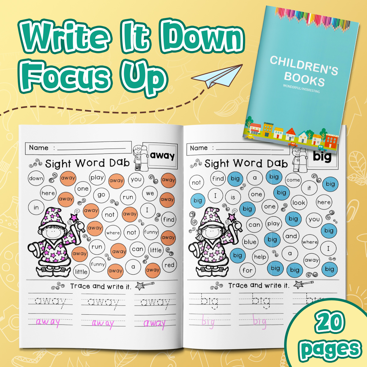 Dab-and-Learn Sight Word Workb - Kids Educational Workbooks recension och pris