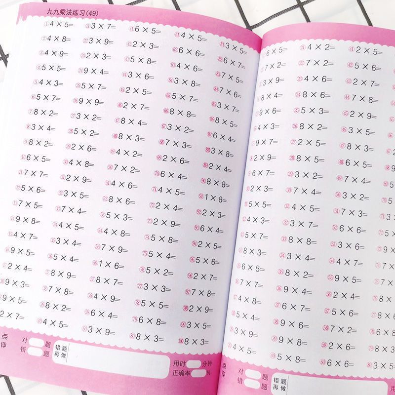 Children Multiplication Practi - Kids Educational Workbooks recension och pris