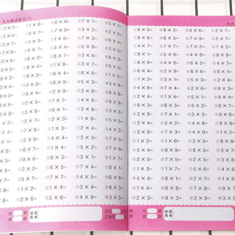 Children Multiplication Practi - Kids Educational Workbooks recension och pris