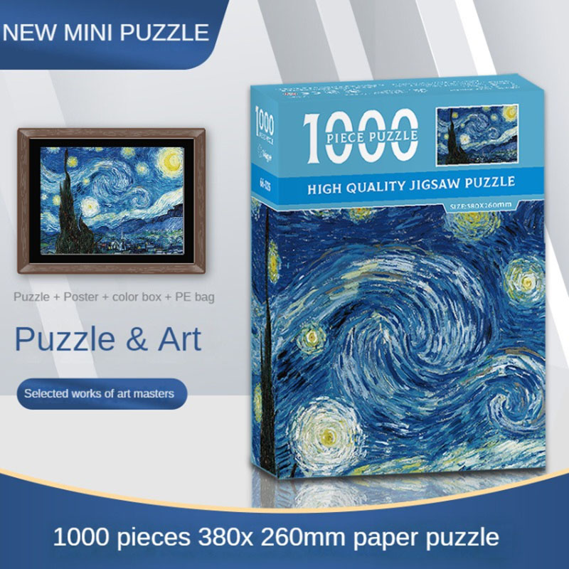 Mini Jigsaw Puzzle 1000 Pieces - Puzzle Map World recension och pris