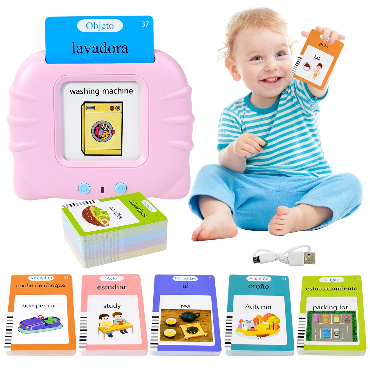 Electronic Spanish Cognitive C - Flash Card Alphabet recension och pris
