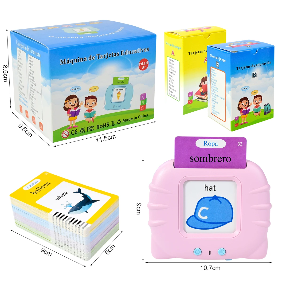 Electronic Spanish Cognitive C - Flash Card Alphabet recension och pris