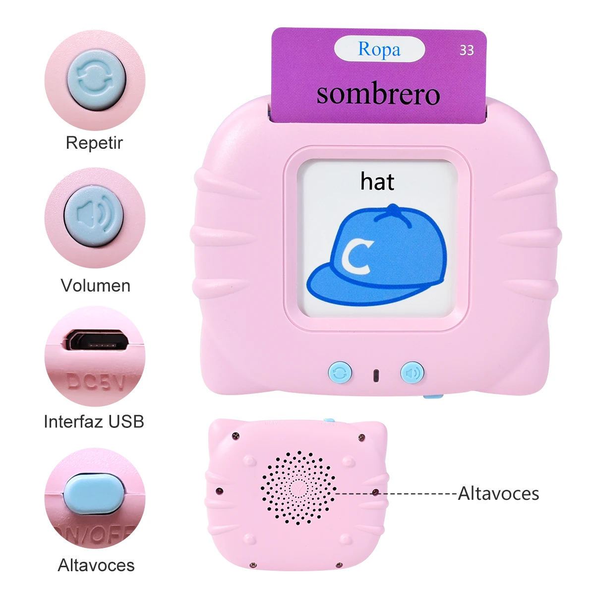 Electronic Spanish Cognitive C - Flash Card Alphabet recension och pris