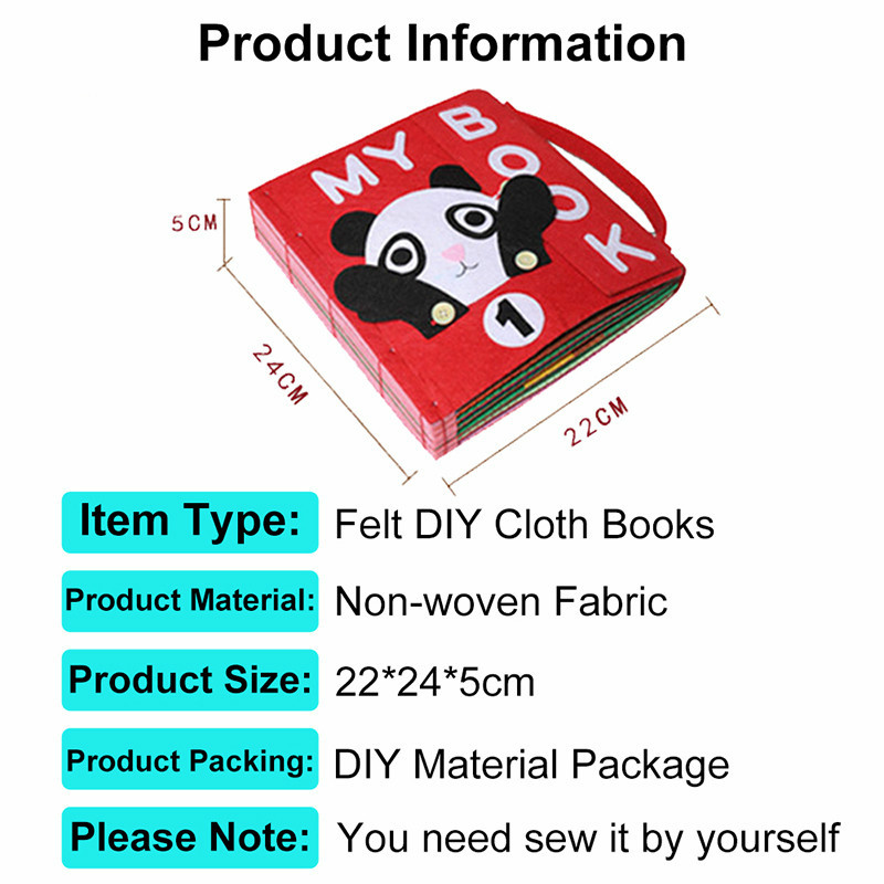Non-Woven Felt Fabric Sewing D - Kids First Education recension och pris