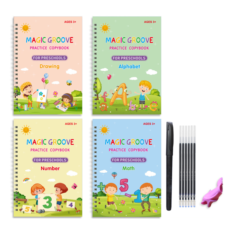 Reusable Magic Copybook Drawin - Kids Educational Workbooks recension och pris