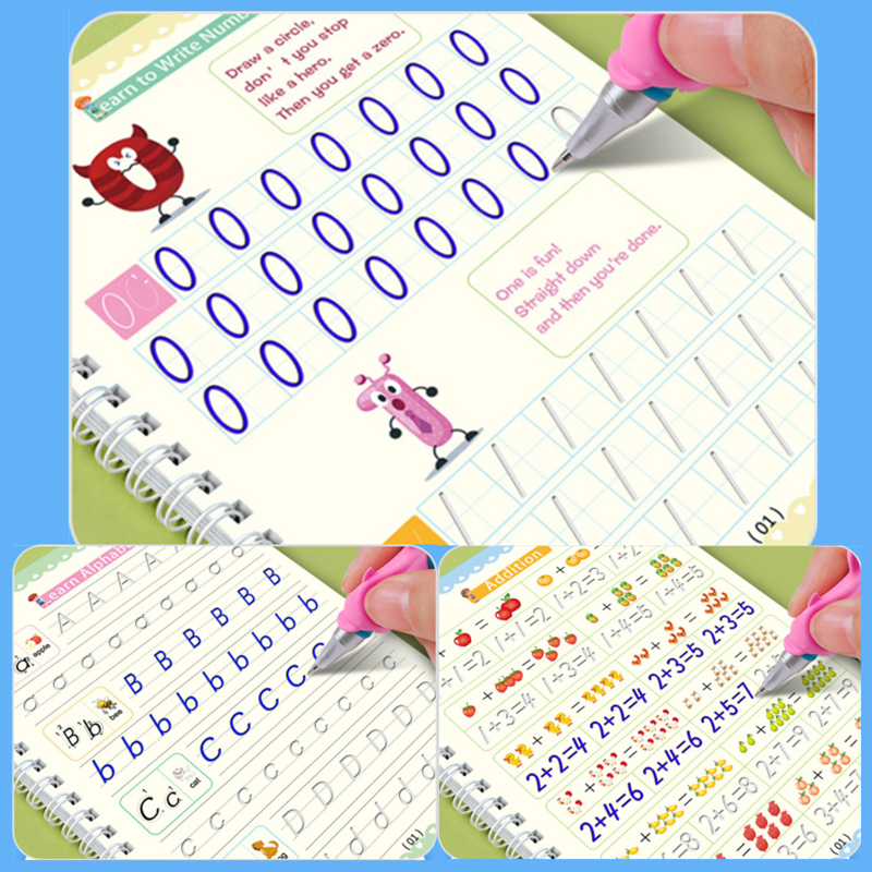 Reusable Magic Copybook Drawin - Kids Educational Workbooks recension och pris