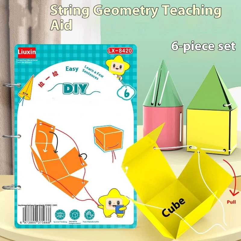 Kids 3D Geometry Quiet Book 1  - Kids Educational Workbooks recension och pris