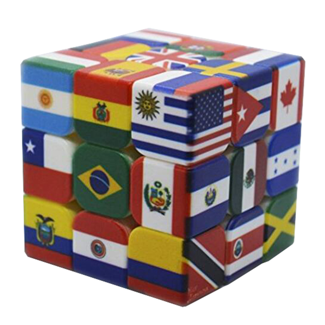 3x3x3 National Flags Magic Cub - Puzzle Map World recension och pris