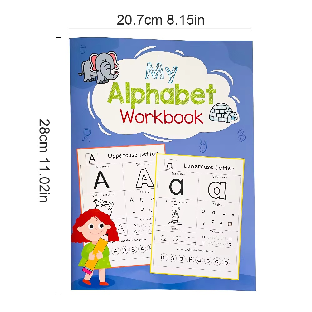 Letters A-Z Alphabet Phonics P - Learning Workbook Preschool recension och pris