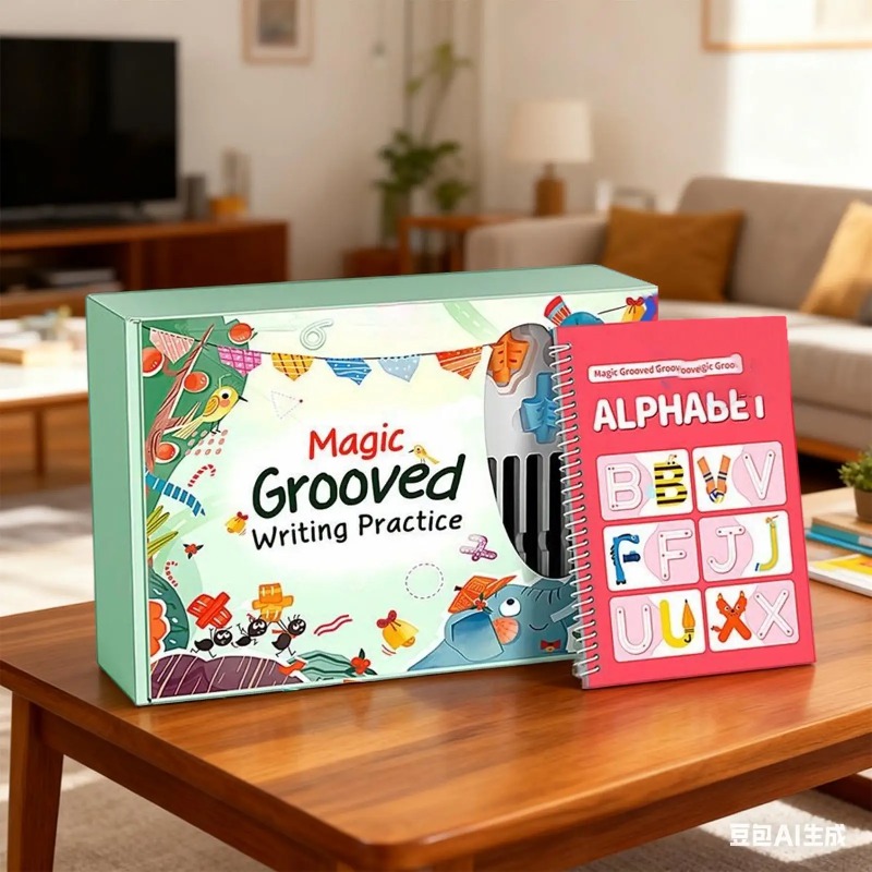 Handwriting Workbook Grooved L - Kids Educational Workbooks recension och pris