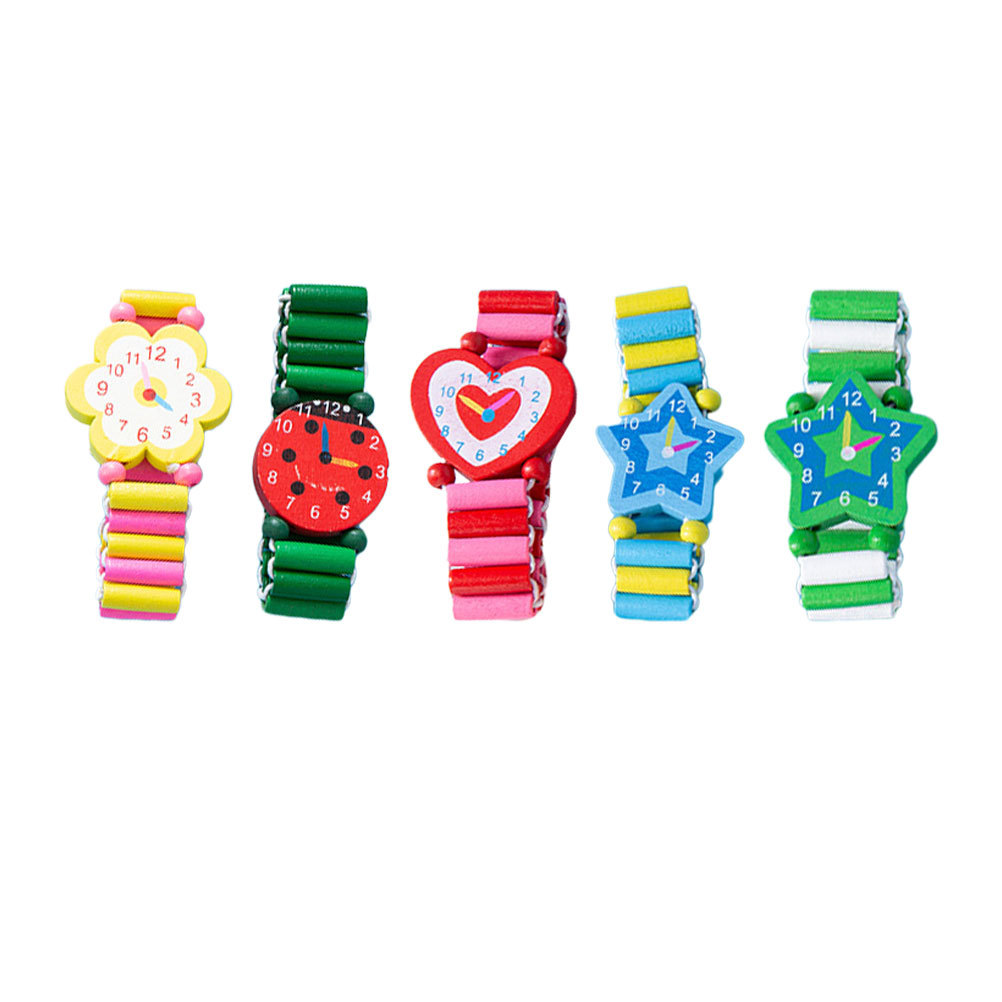 5pcs Children Colorful Bracele - Kids Educational Watch recension och pris