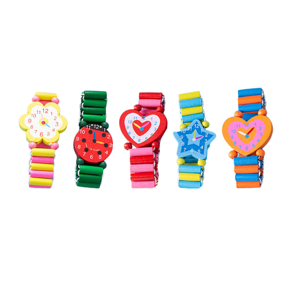 5pcs Children Colorful Bracele - Kids Educational Watch recension och pris