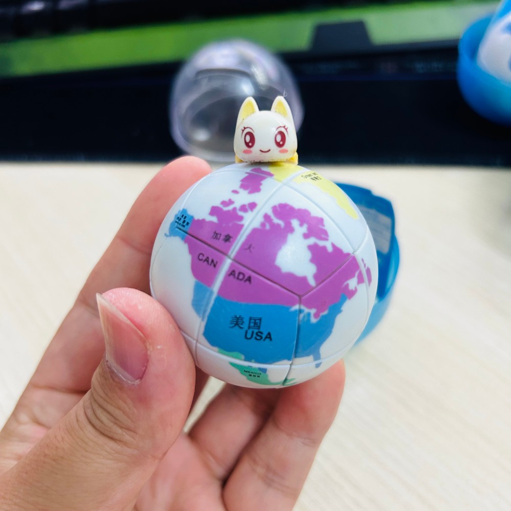 2006 Earth World Map 2x2 Ball  - Puzzle Map World recension och pris