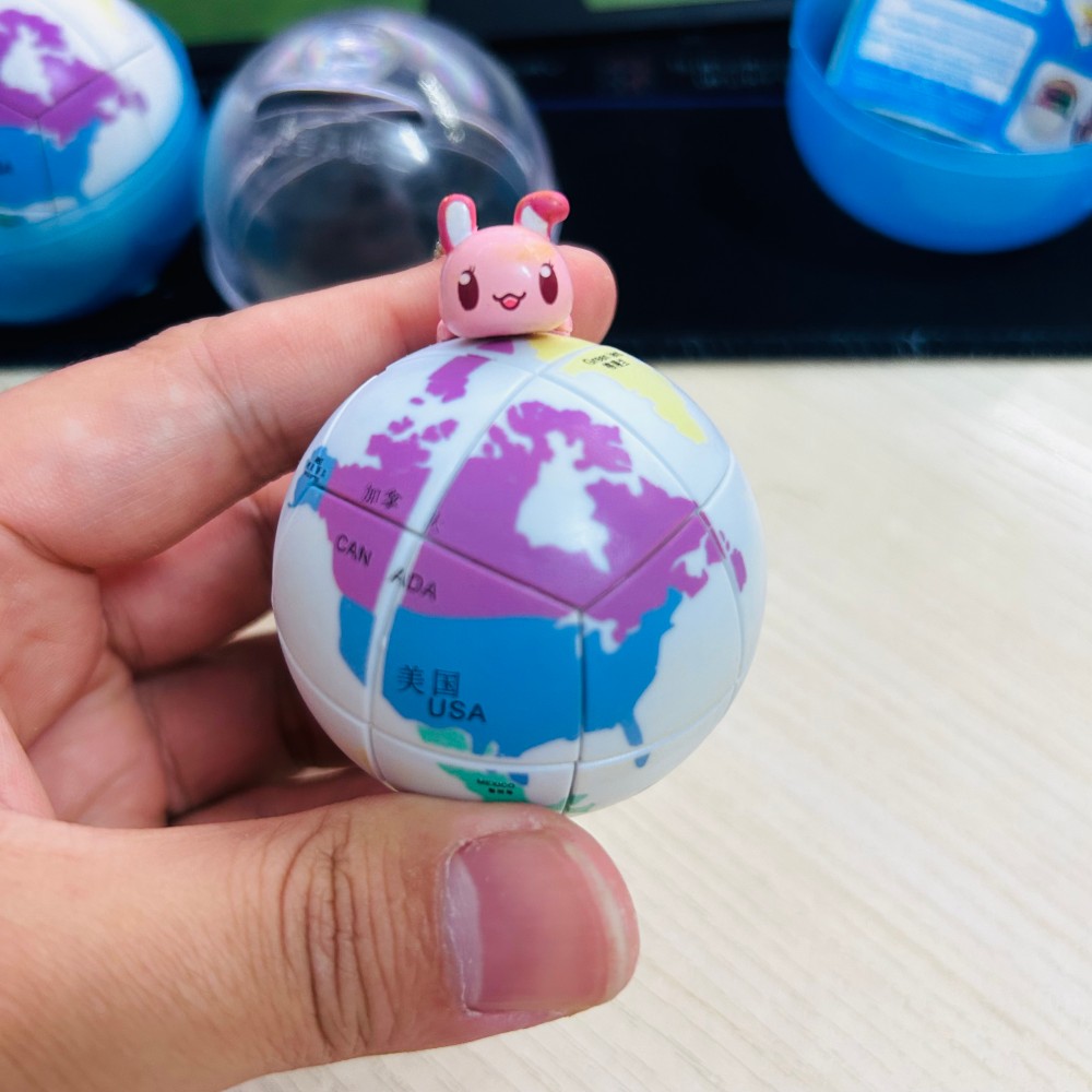 2006 Earth World Map 2x2 Ball  - Puzzle Map World recension och pris