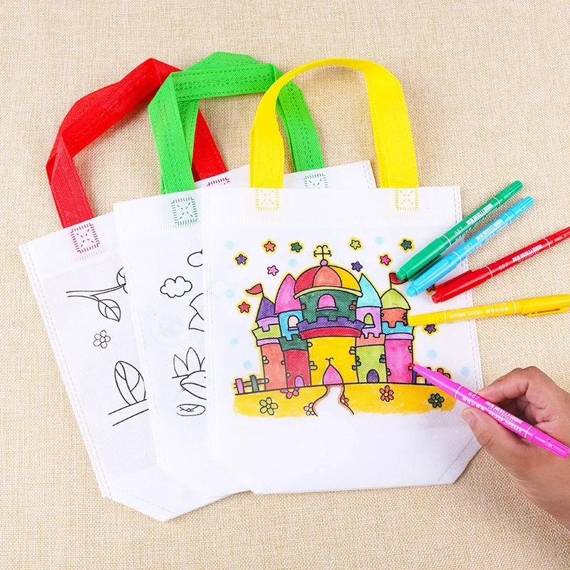 1-10pcs Sets DIY Graffiti Bag  - Kids Educational Workbooks recension och pris