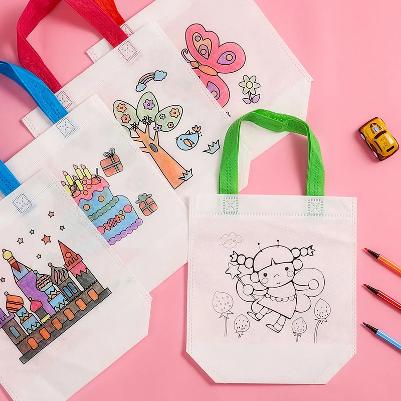1-10pcs Sets DIY Graffiti Bag  - Kids Educational Workbooks recension och pris