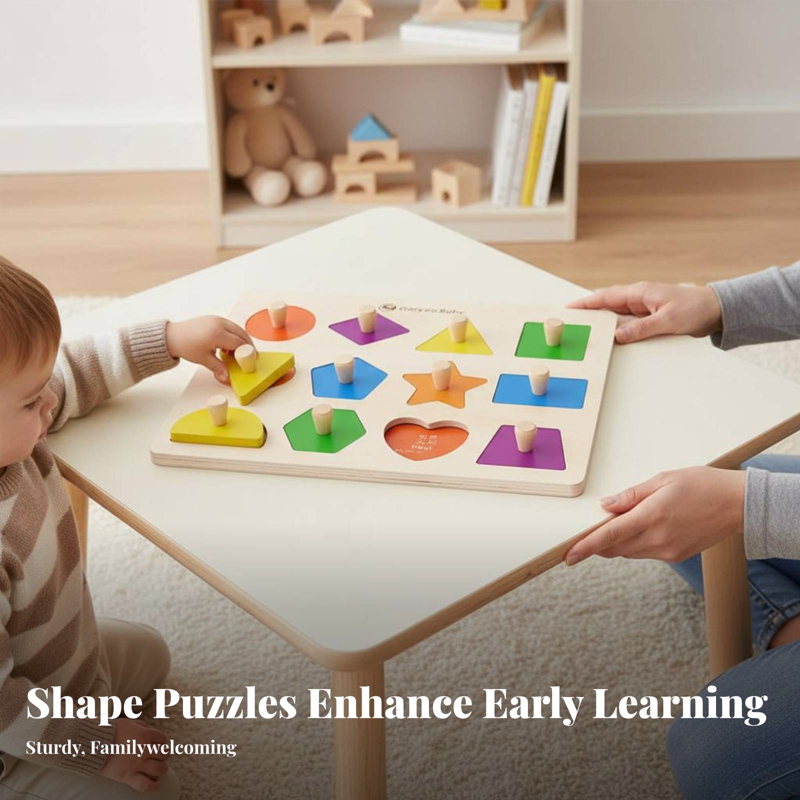 Number Game Board, Wooden Shap - Kids Educational Game recension och pris