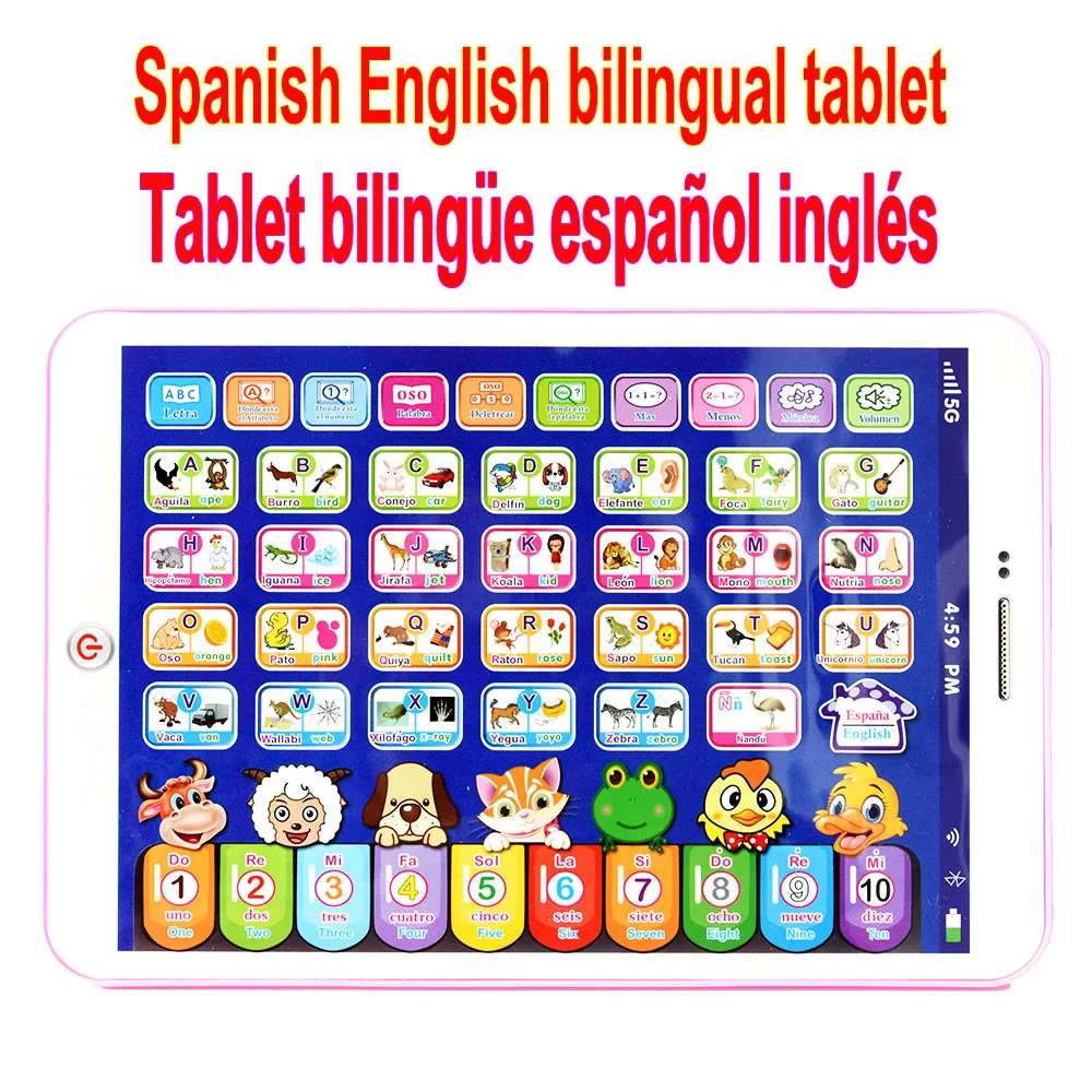 Spanish Alphabet Child Tablet  - Kids Educational Workbooks recension och pris