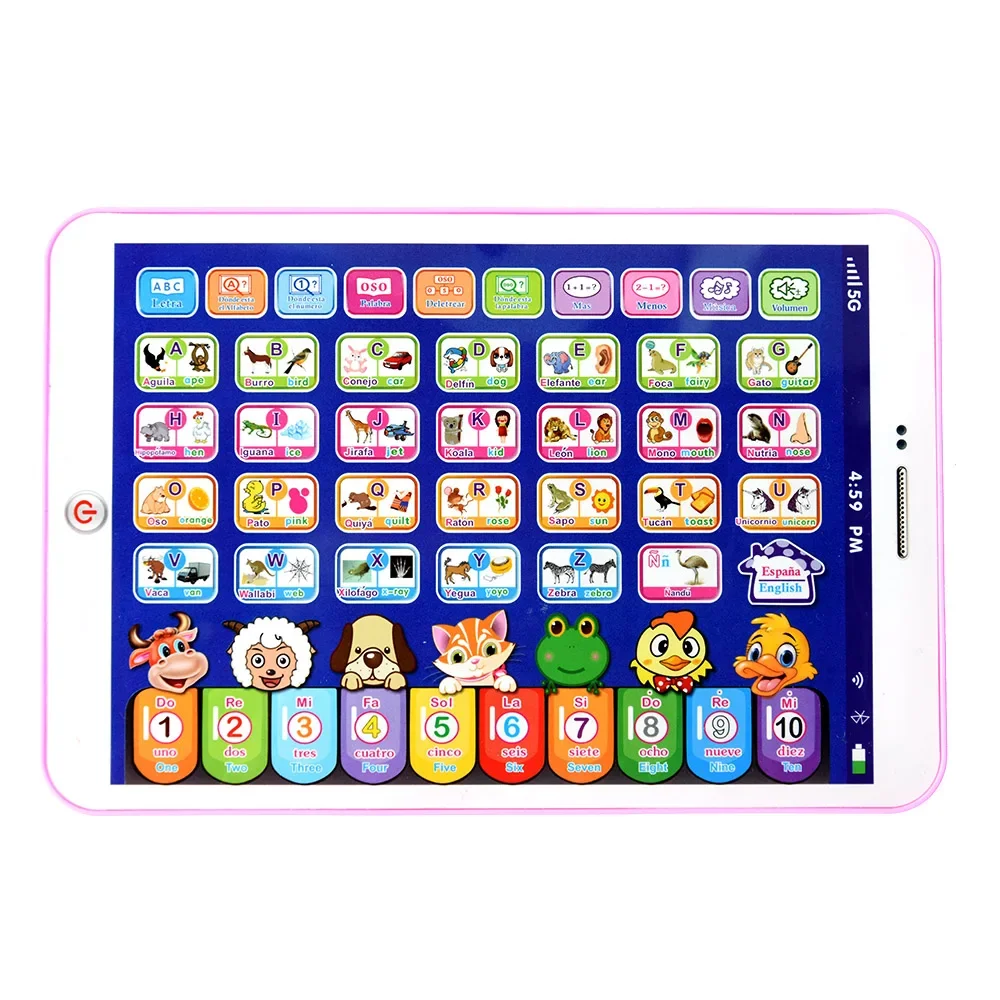 Spanish Alphabet Child Tablet  - Kids Educational Workbooks recension och pris